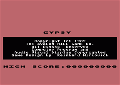 Gypsy - Screenshot - Game Title Image