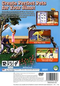 The Sims 2: Pets - Box - Back Image
