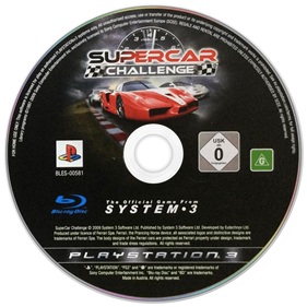 SuperCar Challenge - Disc Image
