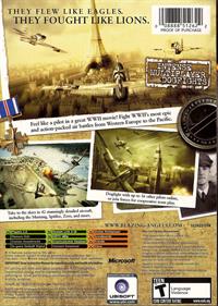 Blazing Angels: Squadrons of WWII - Box - Back Image