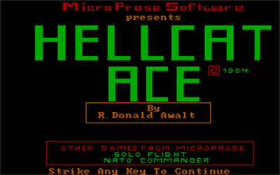 Hellcat Ace - Screenshot - Game Title Image