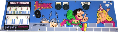 Hunchback - Arcade - Control Panel Image
