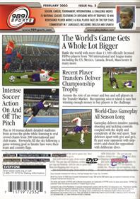 World Tour Soccer 2003 - Box - Back Image