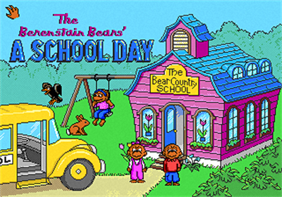 The Berenstain Bears' A School Day - Screenshot - Game Title Image