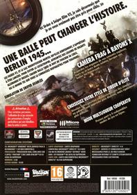Sniper Elite: Nazi Zombie Army - Box - Back Image