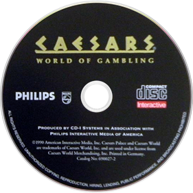 Caesars World of Gambling - Disc Image