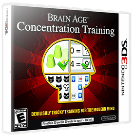 Brain Age: Concentration Training - Box - 3D Image
