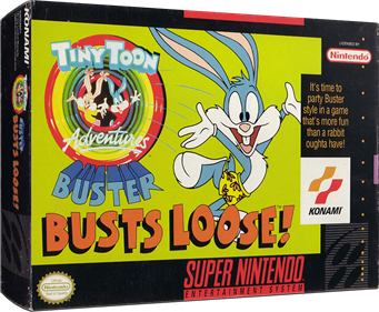 Tiny Toon Adventures: Buster Busts Loose! - Box - 3D Image