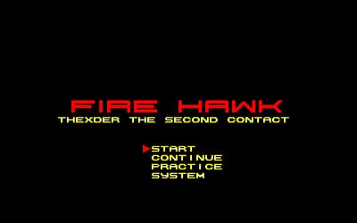 Fire Hawk: Thexder: The Second Contact - Screenshot - Game Title Image