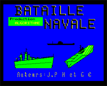 Bataille Navale - Screenshot - Game Title Image