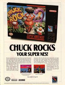Chuck Rock - Advertisement Flyer - Front Image