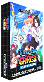 River City Girls ..of Rage - Box - 3D Image