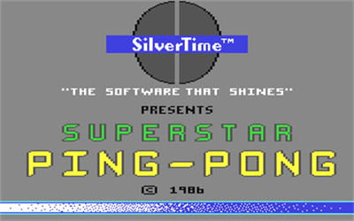 Superstar Ping Pong - Screenshot - Game Title Image