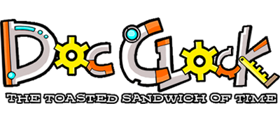 Doc Clock: The Toasted Sandwich of Time - Clear Logo Image