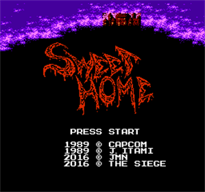 Sweet Home - Screenshot - Game Title Image