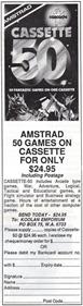 Cassette 50 - Advertisement Flyer - Front Image