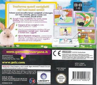 Petz Bunnyz - Box - Back Image