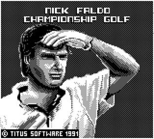 Nick Faldo Championship Golf - Screenshot - Game Title Image