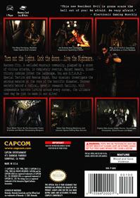 Resident Evil - Box - Back Image