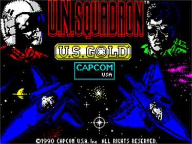 U.N. Squadron - Screenshot - Game Title Image