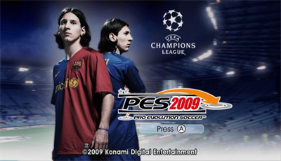 PES 2009: Pro Evolution Soccer - Screenshot - Game Title Image