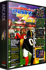 NFL Blitz 2000 Gold Edition - Box - 3D Image