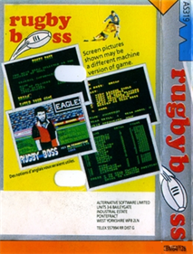 Rugby Boss - Box - Back Image