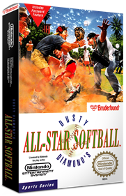 Dusty Diamond's All-Star Softball - Box - 3D Image