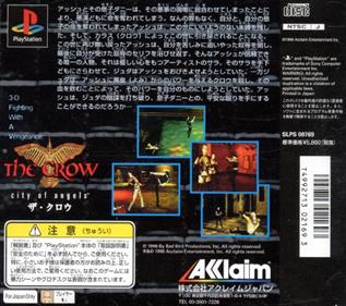 The Crow: City of Angels - Box - Back Image