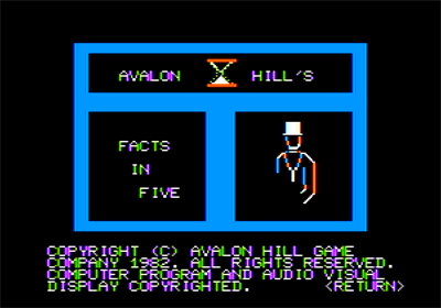 Computer Facts in Five - Screenshot - Game Title Image