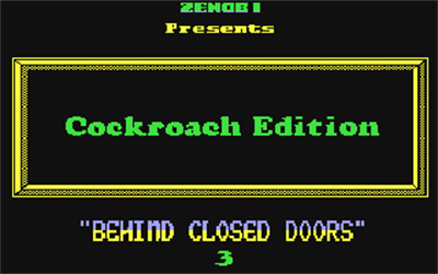 Behind Closed Doors III: Revenge of the Ants - Screenshot - Game Title Image