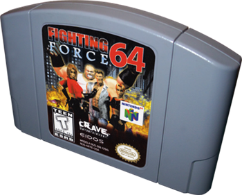Fighting Force 64 - Cart - 3D Image