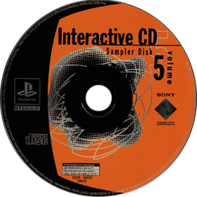 Interactive CD Sampler Disc Volume 5 - Disc Image