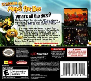 The Bee Game - Box - Back Image