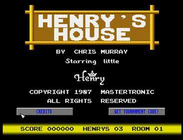 Henry's House (MCStudio) - Screenshot - Game Title Image