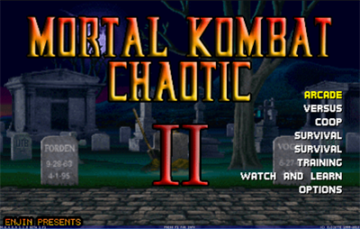 Mortal Kombat Chaotic - Screenshot - Game Title Image