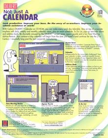 Dilbert: Not Just A Calendar - Box - Back Image