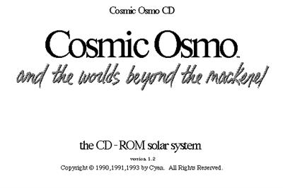 Cosmic Osmo and the Worlds Beyond the Mackerel - Screenshot - Game Title Image