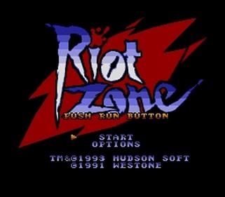Riot Zone - Screenshot - Game Select Image