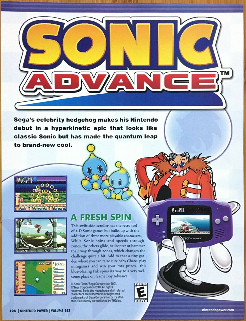 Sonic the Comic style sonic advance