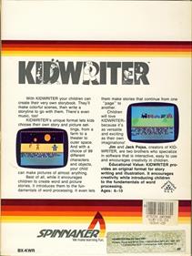 KidWriter - Box - Back Image