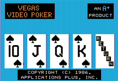 Vegas Video Poker - Screenshot - Game Title Image