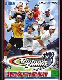 Virtua Tennis 3 - Advertisement Flyer - Front Image