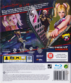 Lollipop Chainsaw - Box - Back Image