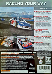 NASCAR 09 - Box - Back Image