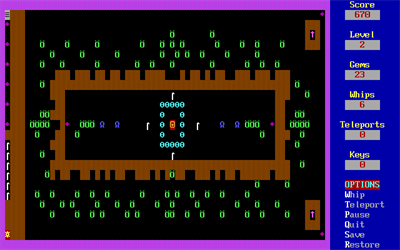Caverns of Kroz - Screenshot - Gameplay Image