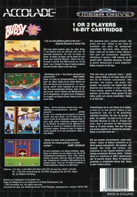 Bubsy in: Claws Encounters of the Furred Kind - Box - Back Image
