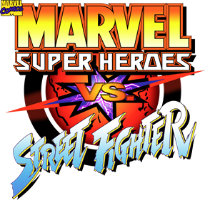 Marvel Super Heroes vs. Street Fighter - Clear Logo Image