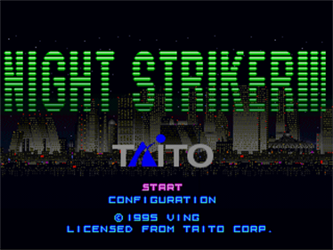 Night Striker - Screenshot - Game Title Image
