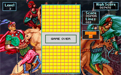 Tetris Classic - Screenshot - Game Over Image